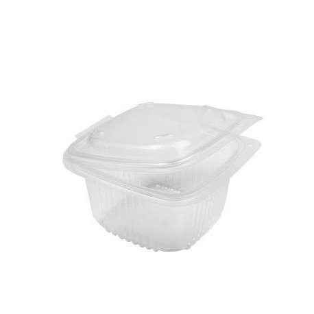 Barquette multi fonctions 375 ml 12,3x11,4x7 cm - avec couvercle intégré