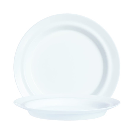 Assiette à dessert ø 19 cm Autonomy - Verre trempé blanc