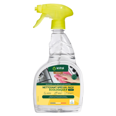 Nettoyant inox écologique HACCP - Pulvérisateur 750 ml