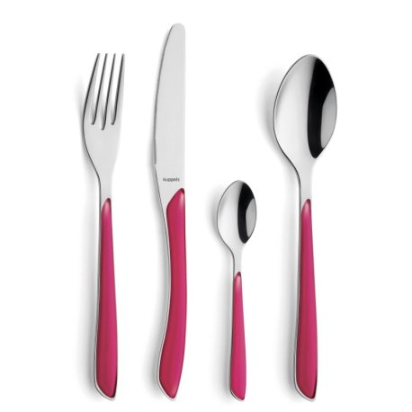 Cuillère à café - Prisma Framboise - Finition miroir