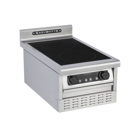 Module 2 zones induction 2 x 3000W - 400x700x310 mm