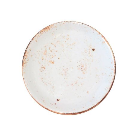 Assiette plate ø23 cm Salsa en mélamine - blanc