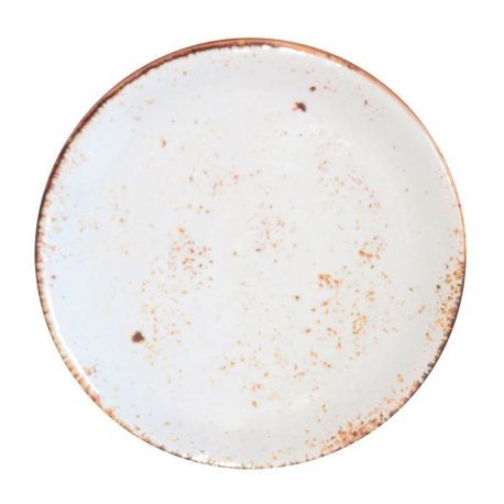 Assiette plate ø28 cm Salsa en mélamine - blanc