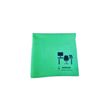 Lavette HACCP imprimée pour bureau - Vert