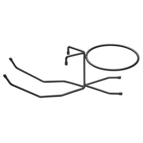 Porte-seau en métal 49x20x17 cm - Noir