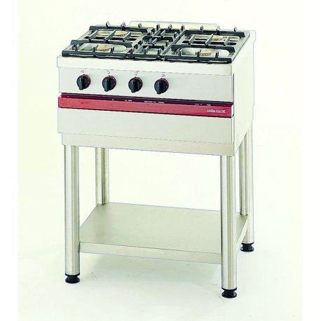 Table gaz 4 feux - 700x650x300 mm