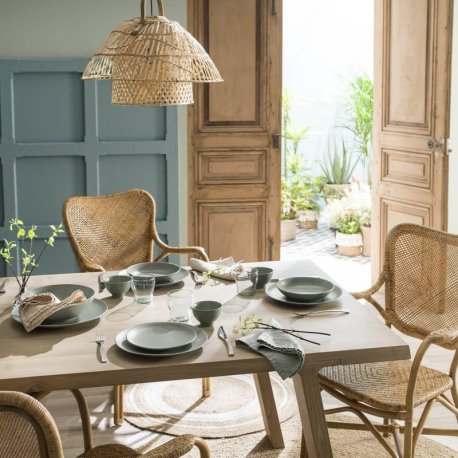 Assiette plate Modulo Nature 28cm - Jade