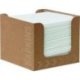 Serviette Airlaid 20 x 20 cm en boite distributrice carton - Blanc