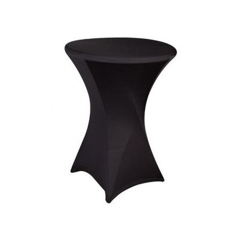 Housse pour mange-debout Ø80 cm - noir