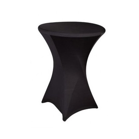 Housse pour mange-debout Ø80 cm - noir