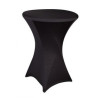 Housse pour mange-debout Ø80 cm - noir