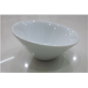 Coupelle inclinée 9,6 cm porcelaine - Blanc