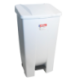 Poubelle à pédale 120 L - Avec couvercle blanc - ECO