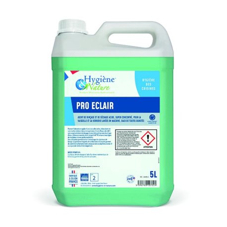 Agent de rinçage machine Super concentré Pro Eclair - Bidon 5 L