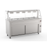Bain marie +90°C sur placard 5 GN1/1