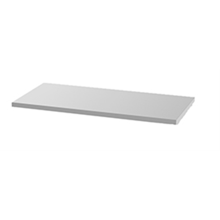 Etagère pour table adossée et table de chef adossée pied rond L 2000