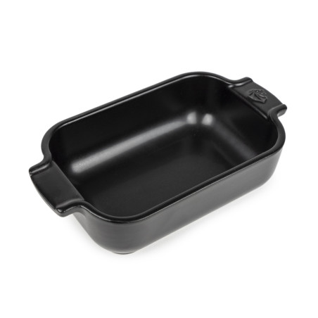 Plat individuel 47 cl - Émail vitrifié - Noir