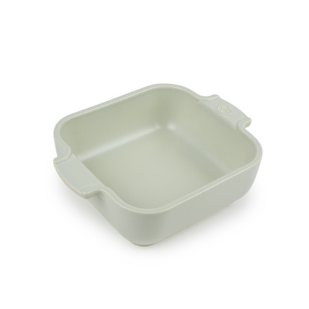 Plat individuel 66 cl - Émail vitrifié - Vert sauge