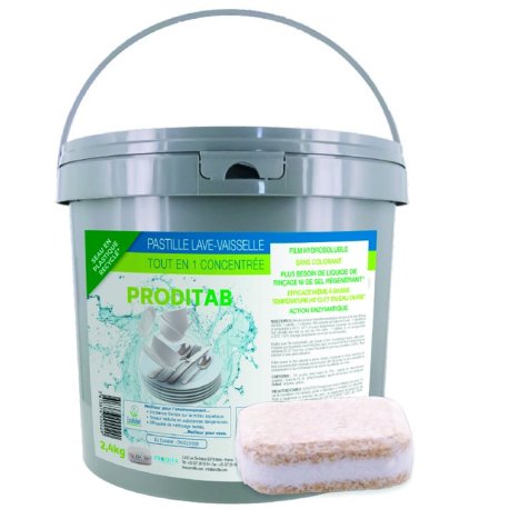 Pastille vaisselle tout en 1 - Seau 150 pastilles
