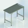 Table de laverie à glissement sans bac 1100x608x830/890 mm