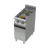 Fourneau 2 feux nus - gaz - Royal Chef 800