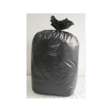 Sac poubelle 100 L Eco - Basse densité 32 microns - Noir