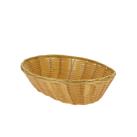 Corbeille à pain ronde 24,5 cm -Polypro tressé miel
