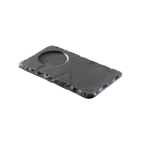 Soucoupe Basalt ardoise 1 trou