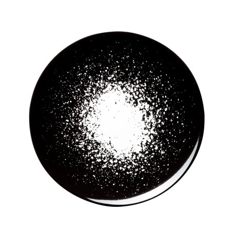 Assiette plate Modulo noir Arty Création Ø.29cm