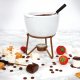 Service à fondue chocolat bain-marie