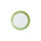 Soucoupe à thé Brush vert Ø.14cm