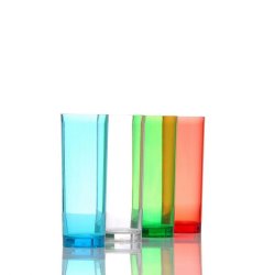 Verre Galibier rouge en copolyester 25cl