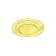 Assiette demi-creuse jaune copolyester Ø.23cm