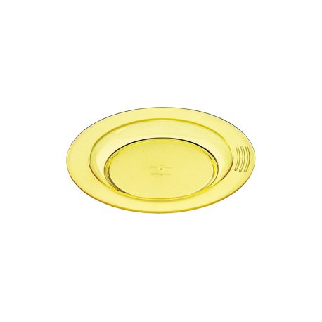Assiette demi-creuse jaune copolyester Ø.23cm