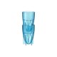 Verre copolyester bleu empilable 16cl