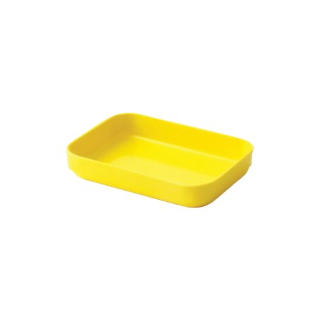 Ravier jaune en mélamine 13x9cm