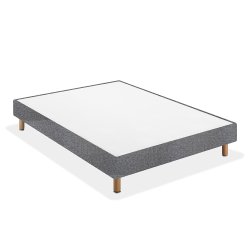 Sommier Expert Lattes 2 - Hauteur 17cm - finition déco grise