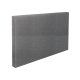 Tête de lit Expert Square tissu déco gris