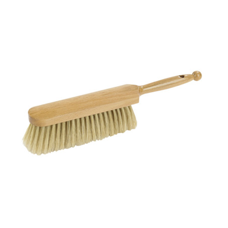 Brosse droite Hollandaise - tête soie blanche - 32 cm