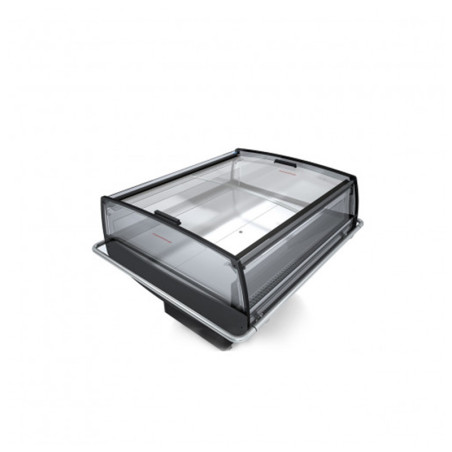 Vitrine libre-service - Extérieur acier - Intérieur époxy - Température -1°/+5° - Gaz R290 - 105L - 900 x 845/852 x 971 mm