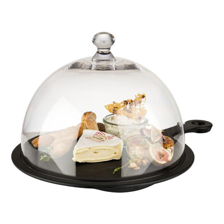 Cloche transparente polycarbonate  H22 x L30 cm