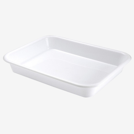 Bac à diviseuse 10L - 530x400 mm Ht. 80mm blanc
