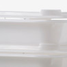 Bac à diviseuse 10L - 530x400 mm Ht. 80mm blanc