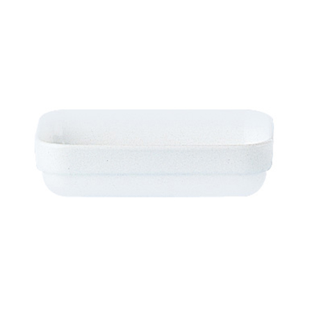 Ravier rectangulaire Restaurant 14x9x3,5 cm en opale blanc