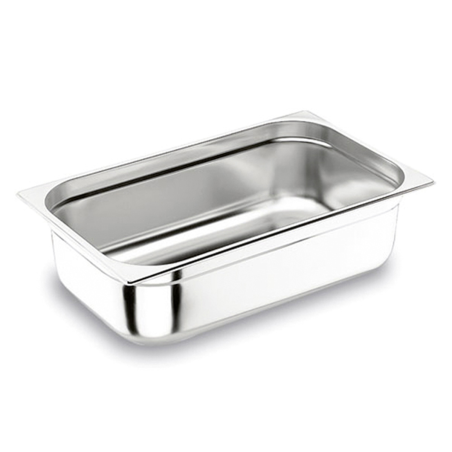 Bac gastro 1/1 - H200mm - Plein inox - 532x325 mm
