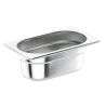 Bac gastro 1/4 - H200mm - Plein inox - 265x162 mm