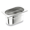 Bac gastro 1/3 - H150mm - Plein inox - 325x176 mm