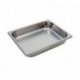 Bac gastro 1/2 - H55 mm - Plein inox - 325x265 mm