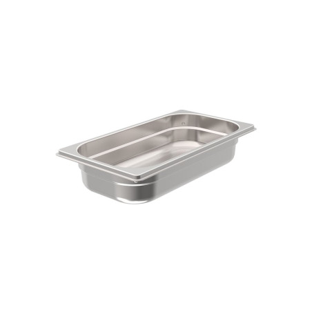 Bac gastro 1/3 - H65 mm - Plein inox - 325x176 mm