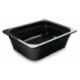 Bac gastro 1/2 - H65mm - Melamine noir - 532x325 mm